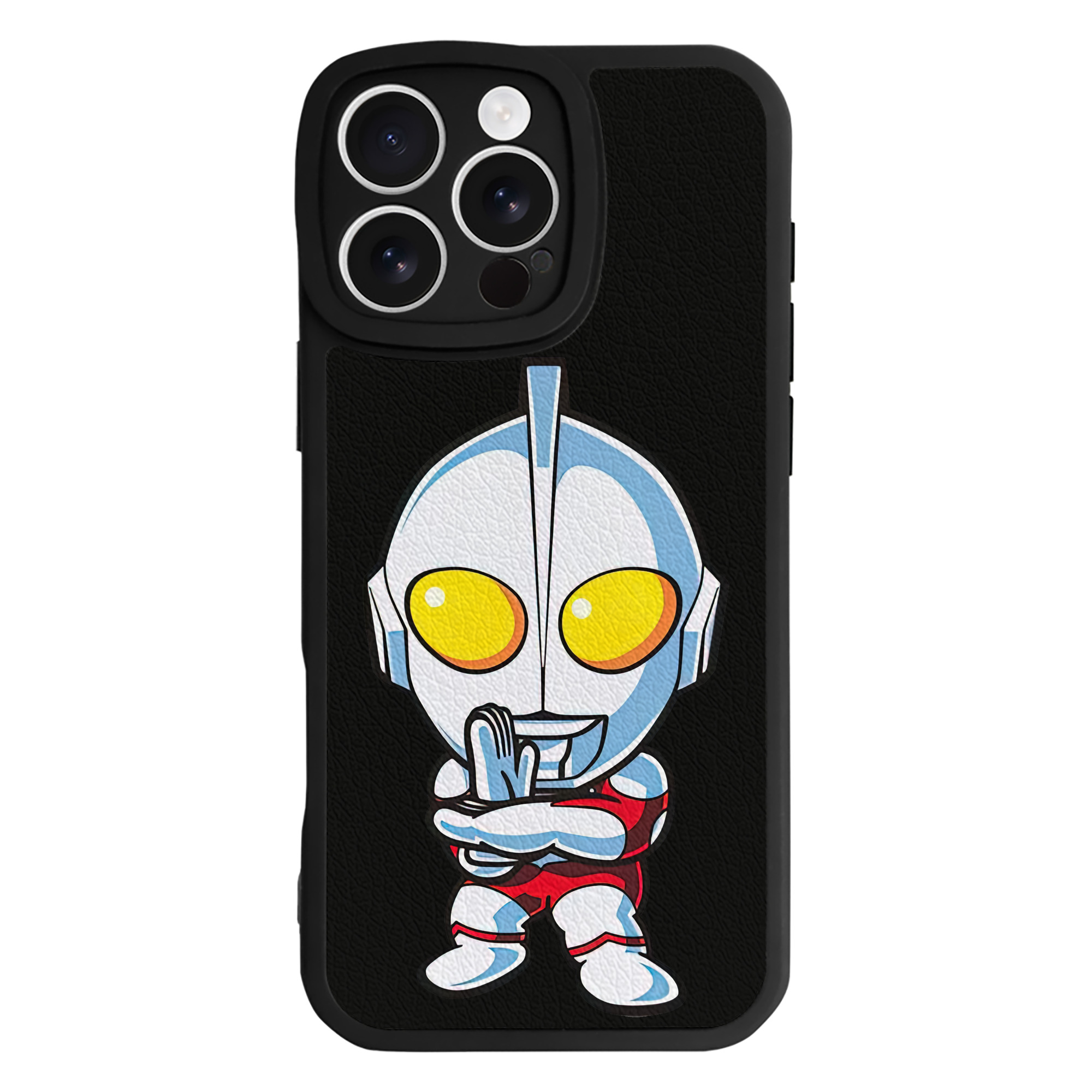 （画像用） ウルトラマン Ultraman 【iPhone 16シリーズ対応】シリコンスマホケース（レザー調） 材質：シリコン